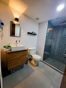 A06 SUPER CITY SUITE AT PLAZA ACEQUIA - Badeværelse