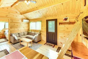 5 Mi to Susquehanna Boating! Secluded Log Cabin - Interiør