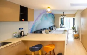 Qingdao Tinglan Hotel Apartment (Wusi Square Mixc City Branch) - Room
