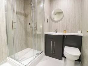 Twin Hotel Room - Bagno