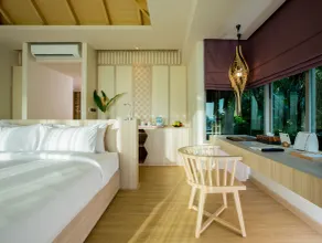Maison de vacances avec jardin et piscine privée | Adaptée au travail à distance - Chambre