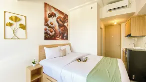 Modern And Tranquil Studio At Apartment Tokyo Riverside Pik 2 - Chambre