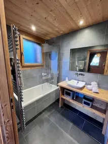 Chalet Virolet Jacuzzi Hammam Cheminée 15 pers - Banheiro