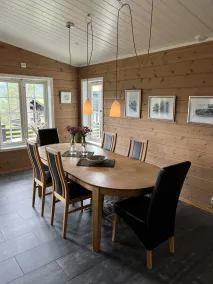 Hydlahytta Stryn - Spisning på værelset