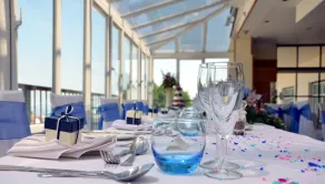 The Riviera Hotel & Apartments - Alum Chine - Restaurante