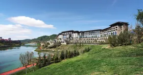 Yan'an Wanda Meihua Hotel - Vista dalla camera