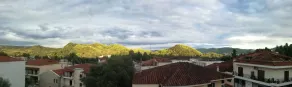 Leonidaion Guesthouse - Ausblick vom Zimmer