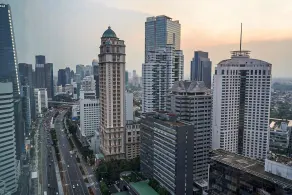 The Mayflower, Jakarta-Marriott Executive Apartments - View from room