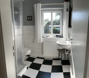 Kleines Landhotel Rehedyk - Badezimmer