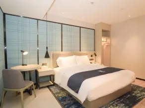 Echarm International Hotel Canton Tower Pazhou Convention and Exhibition Center Lujiang Metro Station Branch - Free Shuttle Bus to Canton Fair Complex During Canton Fair Period  - Vue de la chambre