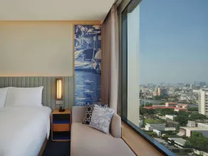 Hilton Garden Inn Bangkok Riverside - Udsigt fra værelset