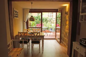 Ferienhaus Stobenstraße - Historisches Fachwerkhaus mit Terrasse & Parkplatz - In-room dining