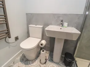 Casa rural con jardín - Baño