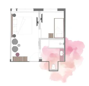 Rosa Hotel - Chambre