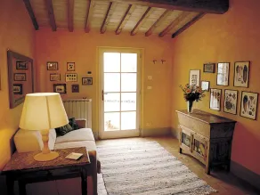 Fattoria Santa Vittoria Istrice Apartment - Vardagsrum