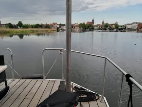 HAVEL-Cruiser Hausboot-Flöße mit Stil - Vista do quarto