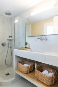 The 360° Caldera view house by Caldera Houses - Bathroom