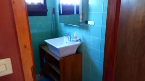 Casa adatta alle famiglie con terrazza, barbecue e sauna | Vista sul giardino - Bagno