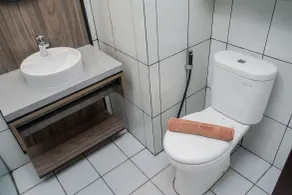 Premium Relaxing Studio Casa de Parco Apartment - Bathroom