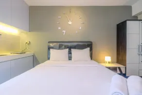 Best and Simply Homey Studio Cinere Resort Apartment By Travelio - Chambre