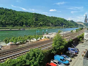 Romantisch wohnen in Kaub am Rhein - Vista do quarto