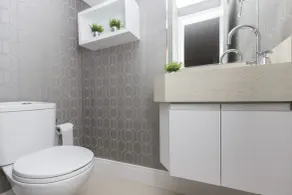1032 - Apartamento para locação no centro de Bombinhas - Residencial Boulervard - 210 - Baño