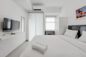 Modern And Tidy Studio Serpong Garden Apartment - Chambre