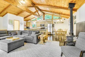 Peaceful Highland Lake Home w/ Kayaks, Dock Access - Interior