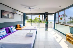Happy Jomtien - Direct Beach Access, Sea View & Central Location - Chambre