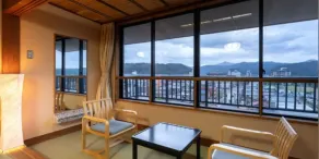 Houshoutei - Vue de la chambre