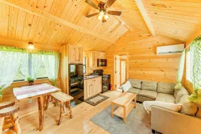 5 Mi to Susquehanna Boating! Secluded Log Cabin - Interiør