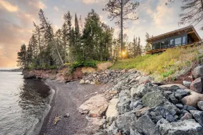 Waterfront Lake Superior Cabin: Fire Pit & More! - Interior