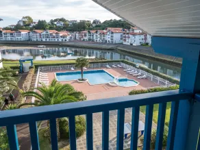 Résidence Mer & Golf Fort Socoa - Ausblick vom Zimmer