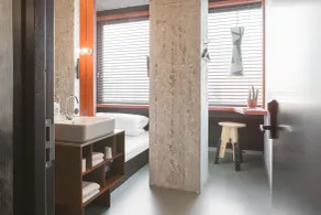Volkshotel - Vue de la chambre