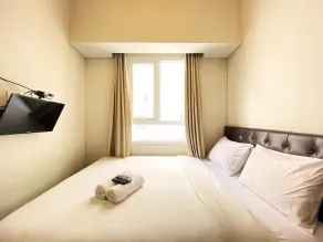 Fancy 2BR at Skyland City Jatinangor Apartment By Travelio - Room