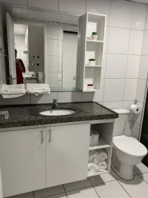 Apto Aquaville Resort - Baño