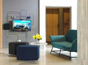 Yello Hotel Jambi - Coin salon dans le hall