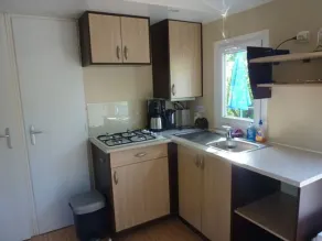 Camping Pommiers des Trois Pays - Privat tekøkken