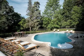 Hôtel Château l'Aubrière La Membrolle Sur Choisille - Piscine