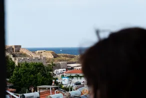 Bozcaada Fahri Hotel - Vue de la chambre