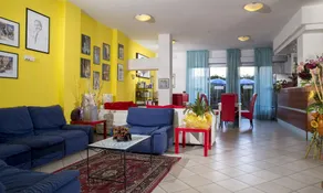 Residence Villa Azzurra - Sitzecke in der Lobby