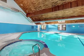 1 BR Mtn Apartment w/ Wood Fireplace & Pool - Innvendig