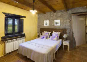 Maison de vacances 'El Porxet' avec vue sur la montagne, piscine partagée et Wi-Fi - Chambre