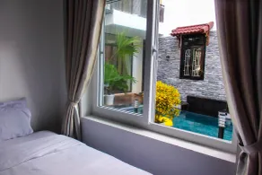 Ngọc Sinh Homestay - Ausblick vom Zimmer