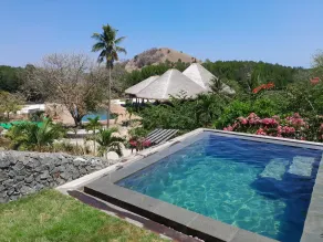 Menjaga Bay - Ausblick vom Zimmer