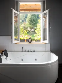 BODETALER BASECAMP LODGE - Naturerlebnis Lodge - Bathroom