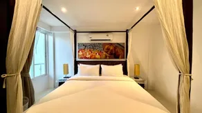 B6 - 1 Bdr Modern Condo With Balcony and Pool, Karon - Chambre