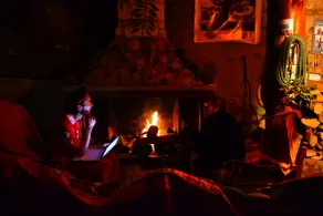Refugio Terra Esperanza - Zona de estar del vestíbulo