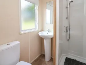 Caravan 3 - Blackmoor farm near Tenby - Badrum