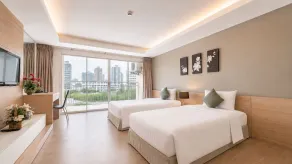 Olive Hotel & Residence Bangkok Sukhumvit 101 near True Digital Park - Værelse